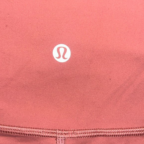 Lululemon Wunder Train High-Rise Tight 25", Size 10 light pink - Picture 8 of 9